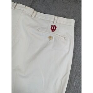 Peter Millar Pants Men 42x31 Soft Touch Twill 5-Pocket Pima Cotton Indy Hoosiers